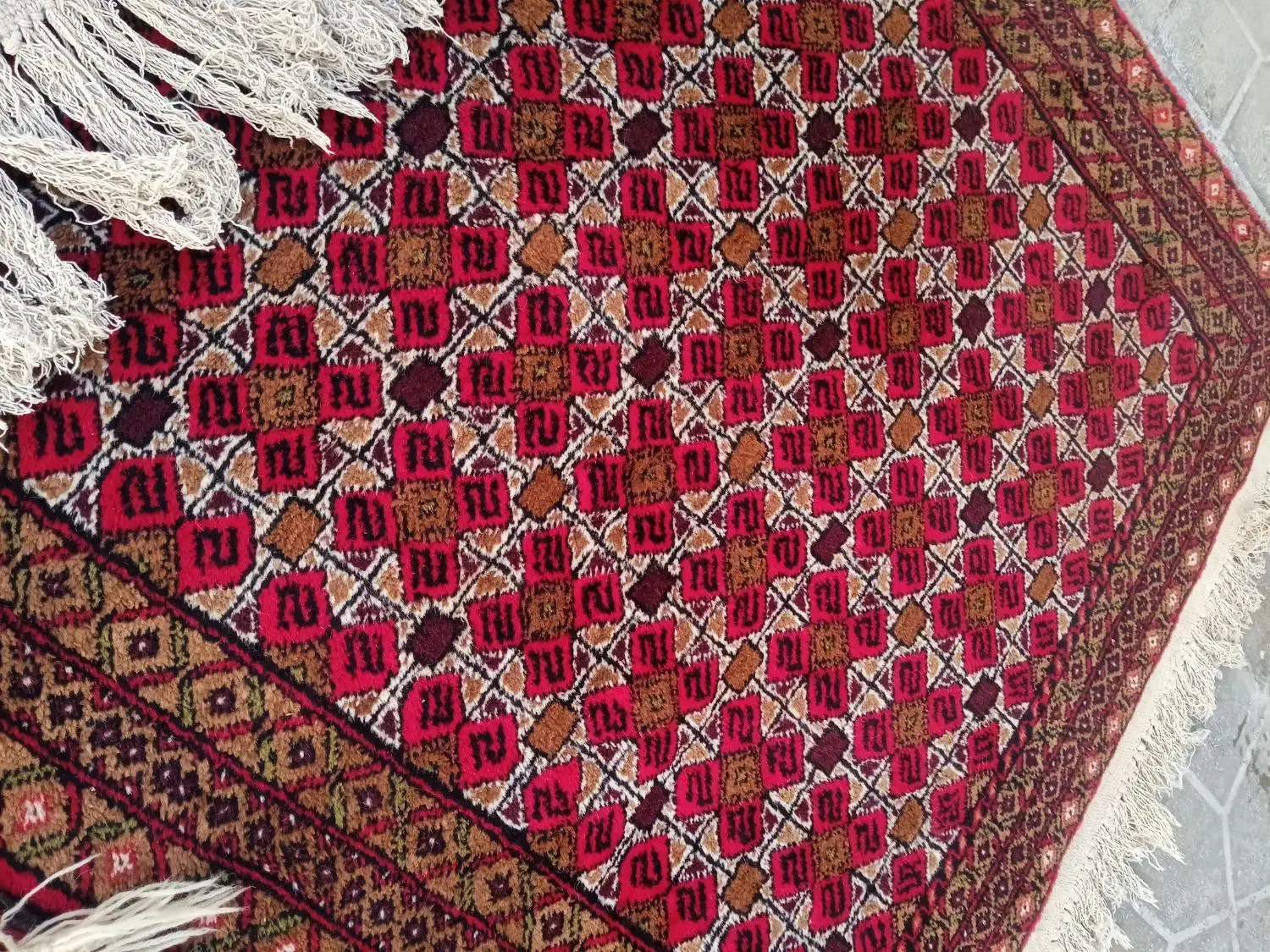 جفت قالیچه دستباف نو|فرش|تربت‌حیدریه, مظفریه|دیوار