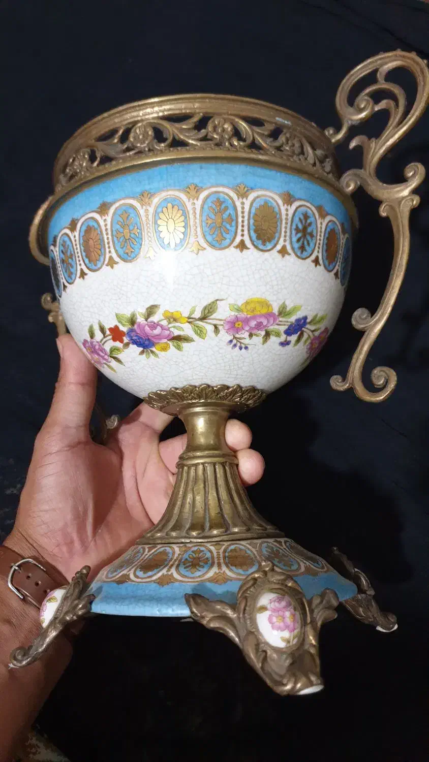 گلدان قدیمی اروپایی|کلکسیون اشیاء عتیقه|تهران, دکتر هوشیار|دیوار