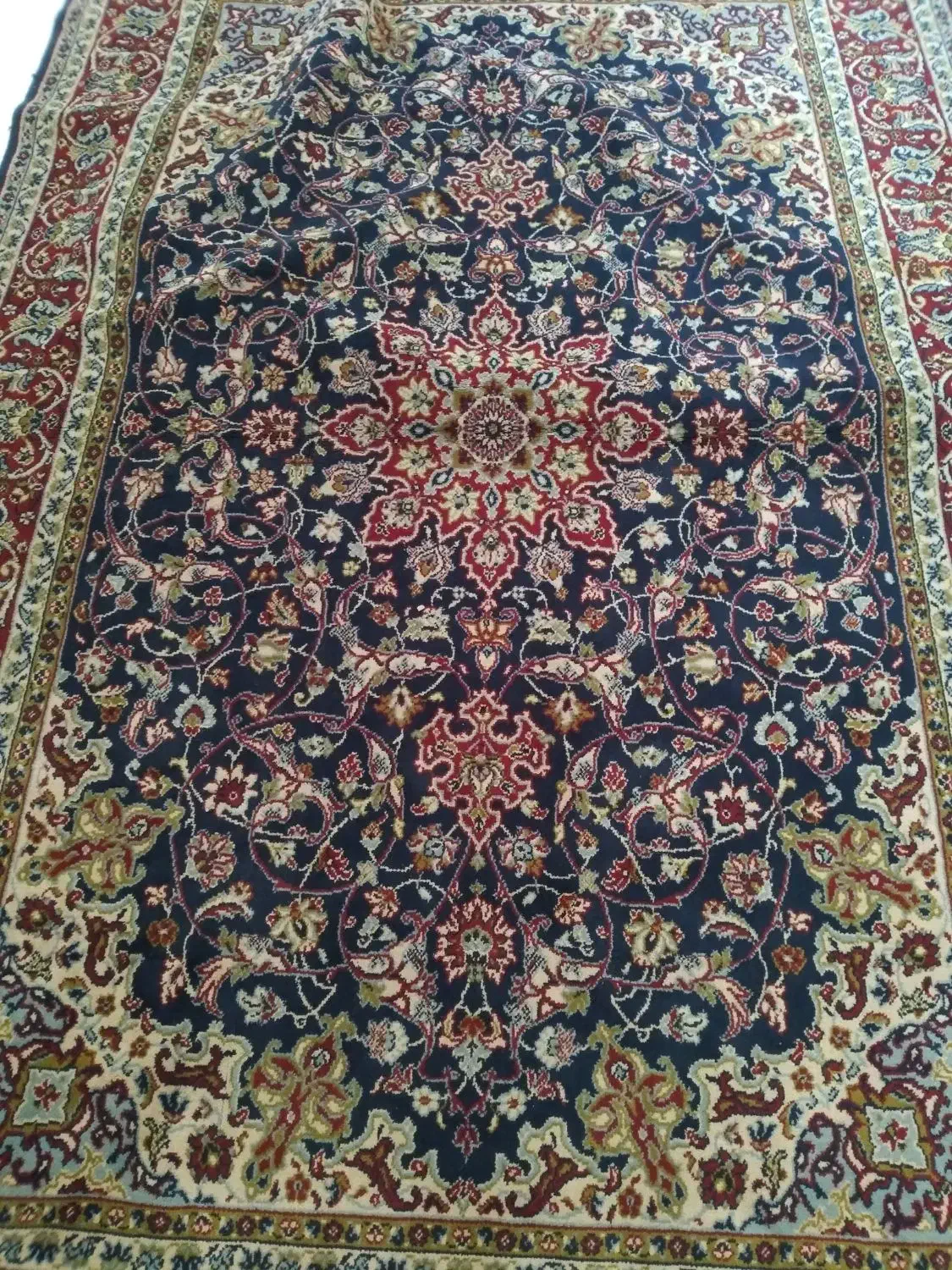 ۳ عدد فرش ۶ متری/یک جفت سرمه ای و یک عدد گلیم کرم|فرش|تهران, دهقان|دیوار