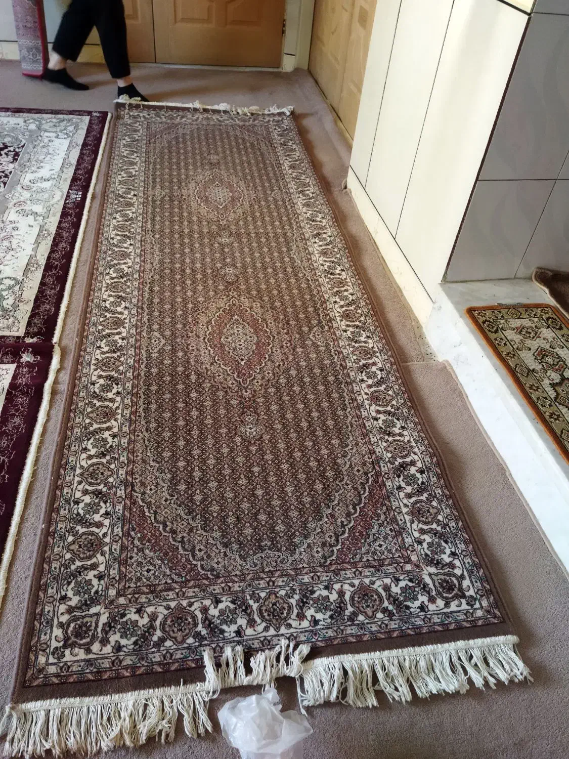 فرش رنگ گردویی|فرش|خرمدره, |دیوار