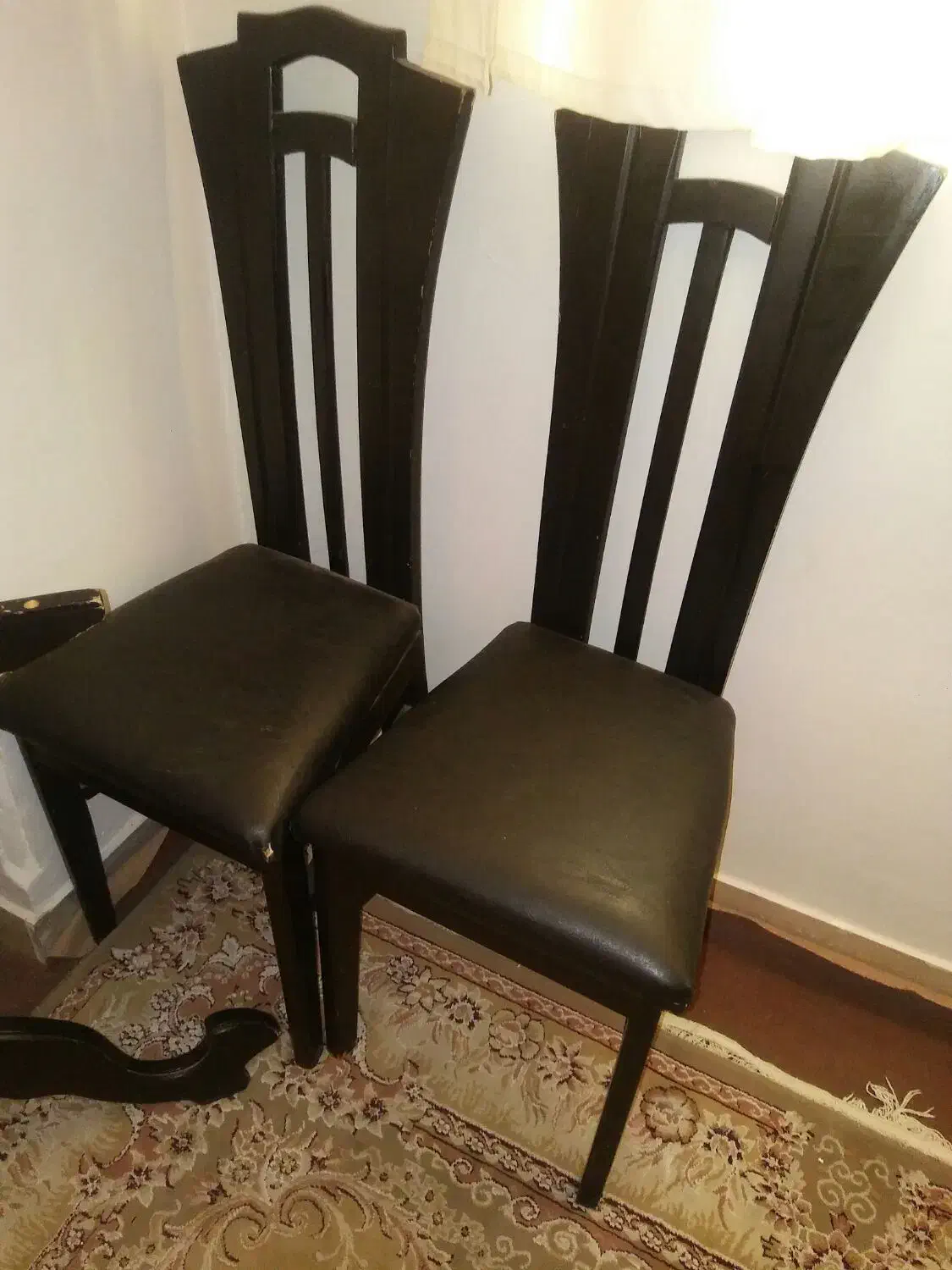 فروش 4 عدد صندلی رنگ مشکی|صندلی و نیمکت|اراک, |دیوار