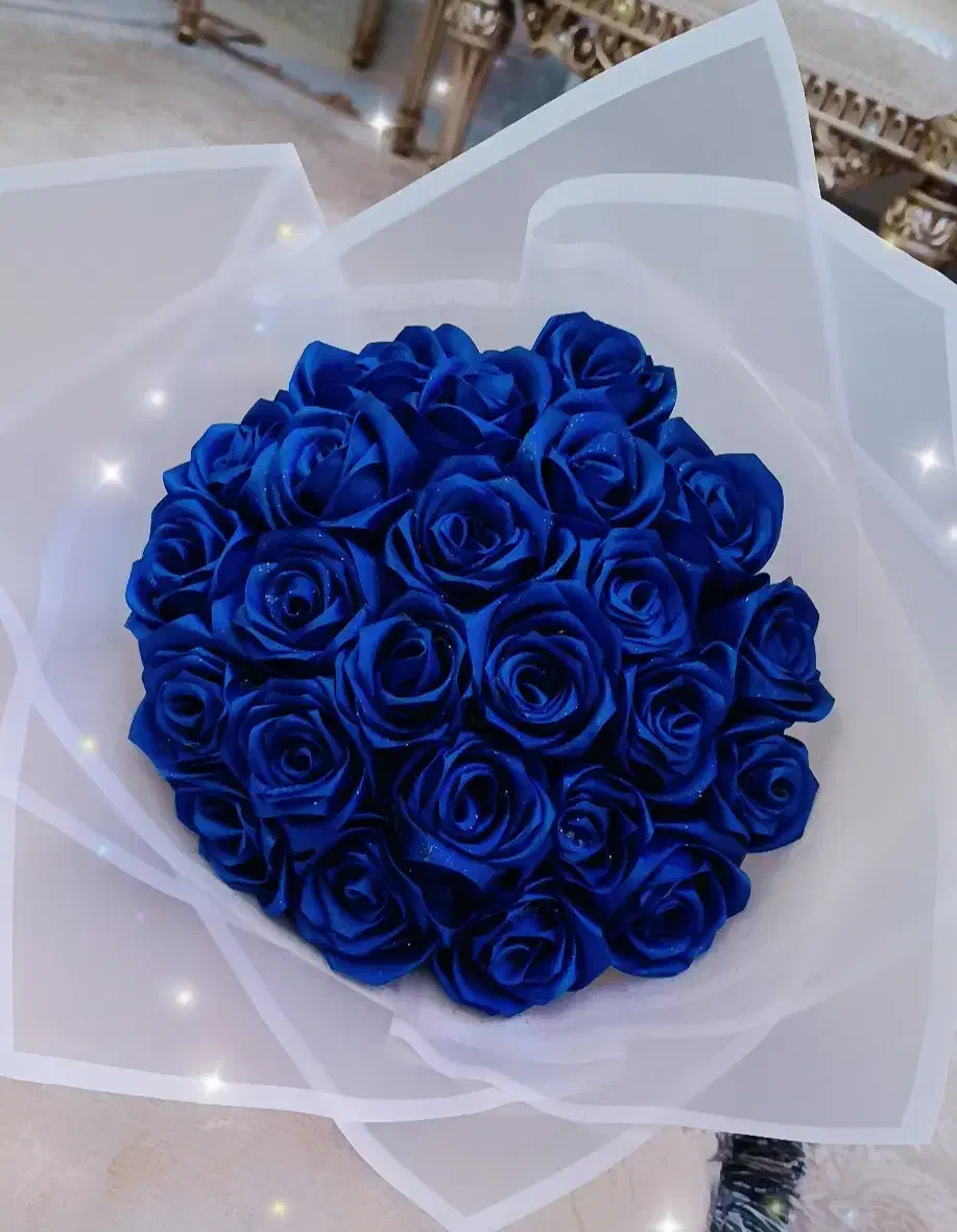 گل روز روبانی|گل مصنوعی|تاکستان, |دیوار