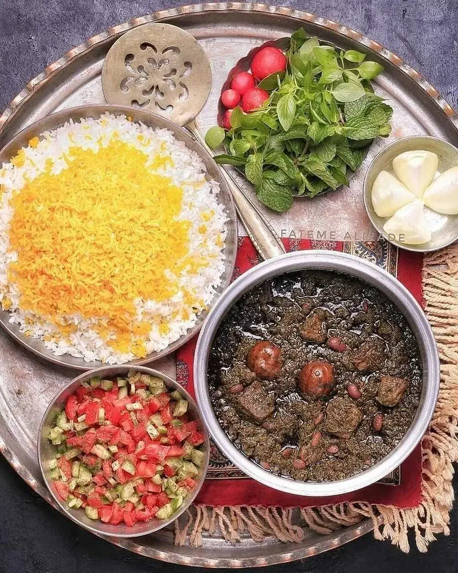 چلو خورشت سبزی خانگی|خوردنی و آشامیدنی|شیراز, درکی|دیوار