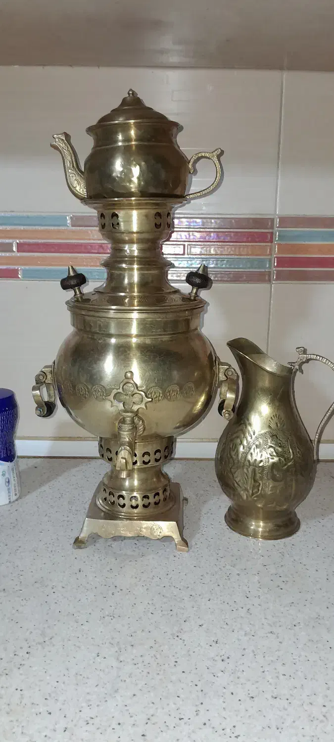 سماور زغالی|سماور، چای‌ساز، قهوه‌ساز|ایزدشهر, |دیوار