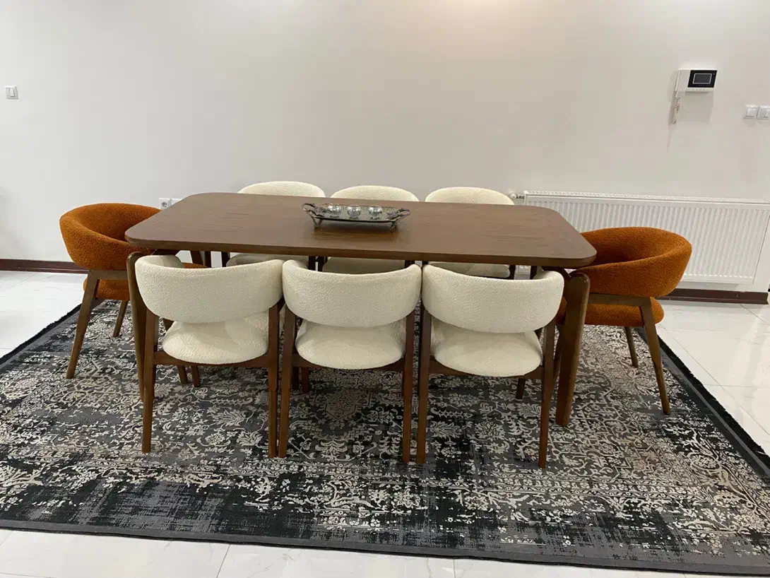 مبل ۹ نفره ناهارخوری۸ نفره|مبلمان خانگی و میز عسلی|کرج, عظیمیه|دیوار