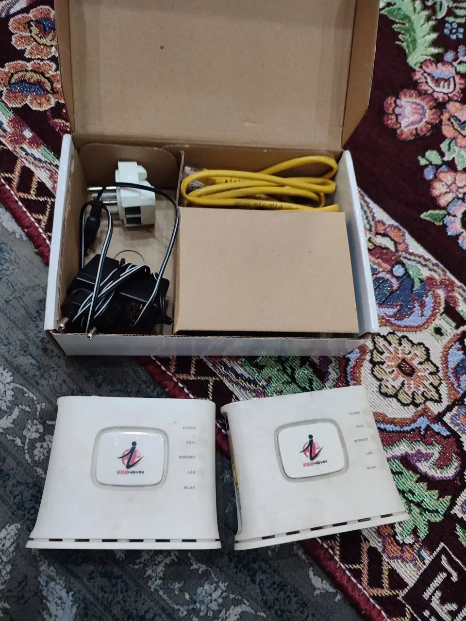 مودم adsl هواوی با کارتن در حد نو کوهسنگی|مودم و تجهیزات شبکه|مشهد, کوه سنگی|دیوار