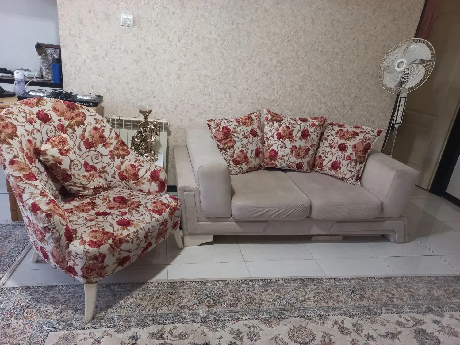 مبل ۷نفره و ناهار خوری ۶ نفره میز وسط و عسلی|مبلمان خانگی و میز عسلی|تهران, سبلان (لشگر)|دیوار