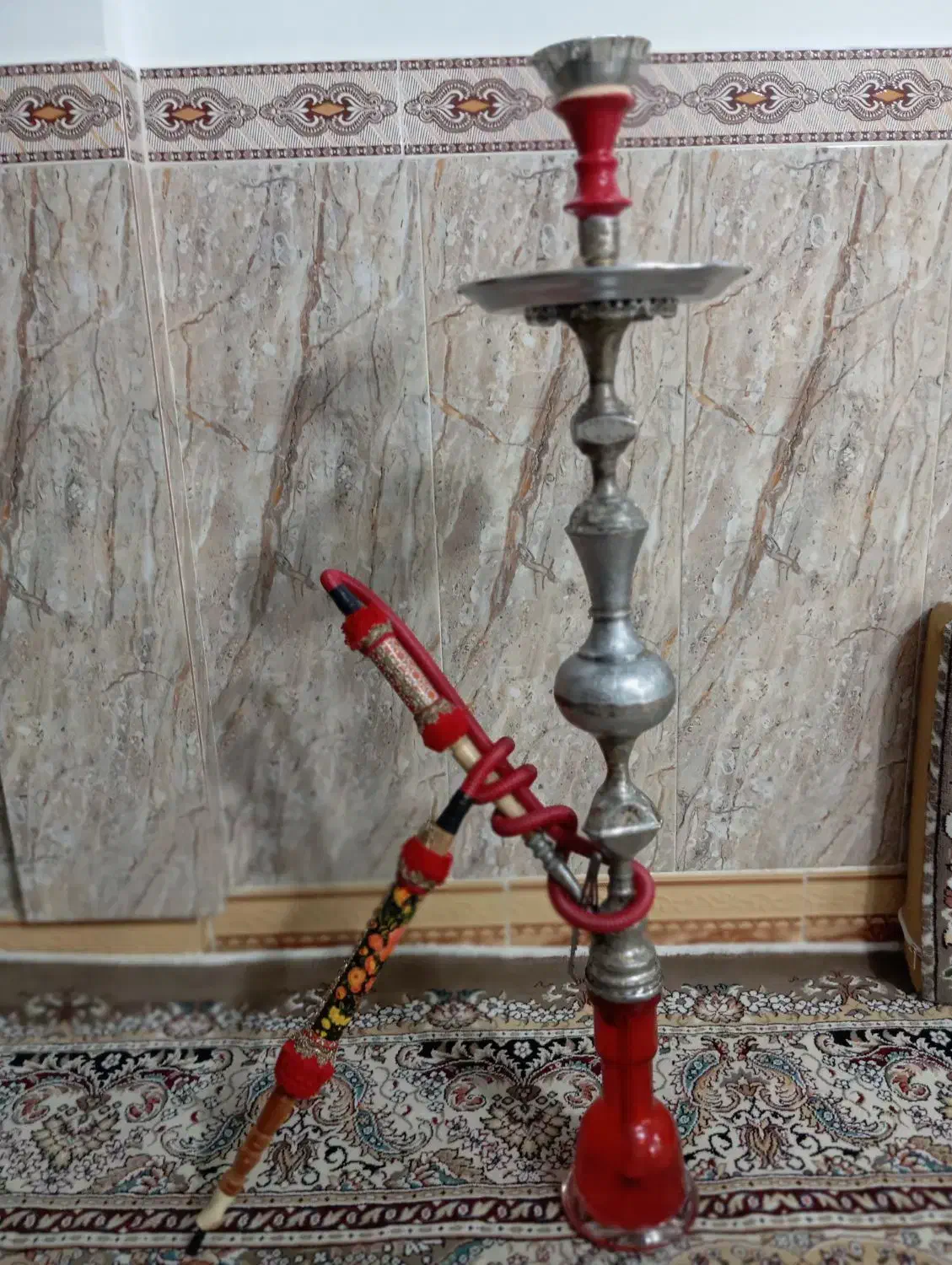 قلیان برنجی حاج اوغلی نادر اصل|کلکسیون و سرگرمی|نسیم‌شهر, |دیوار