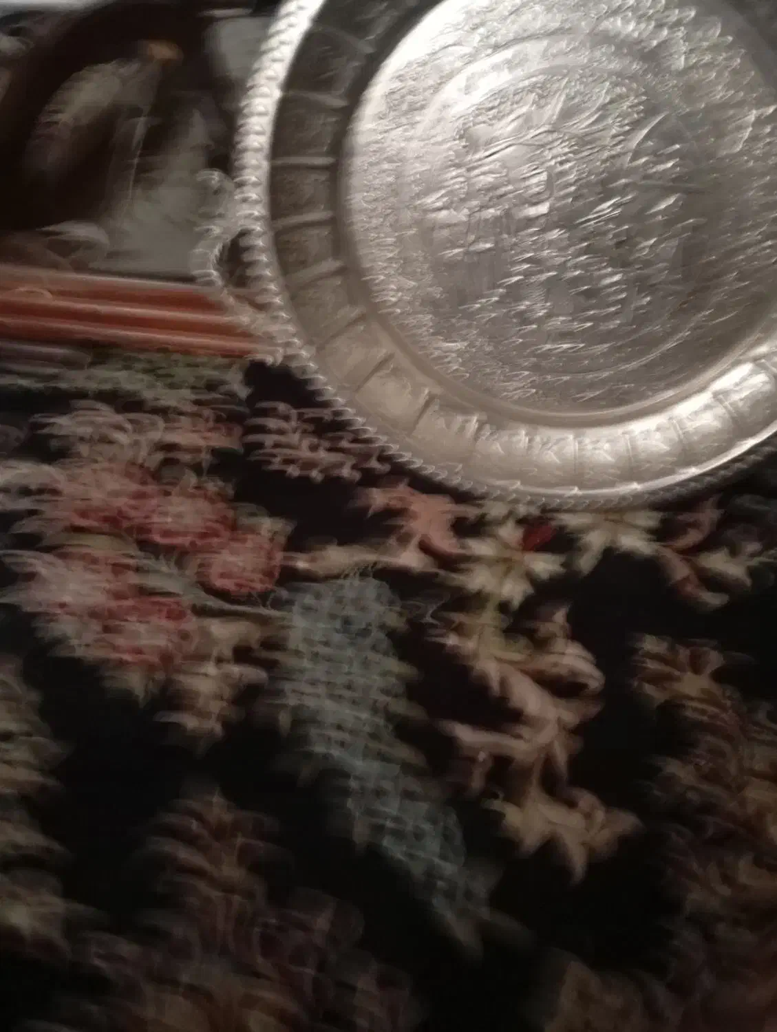 سینی مسی قدیمی|کلکسیون اشیاء عتیقه|رفسنجان, |دیوار