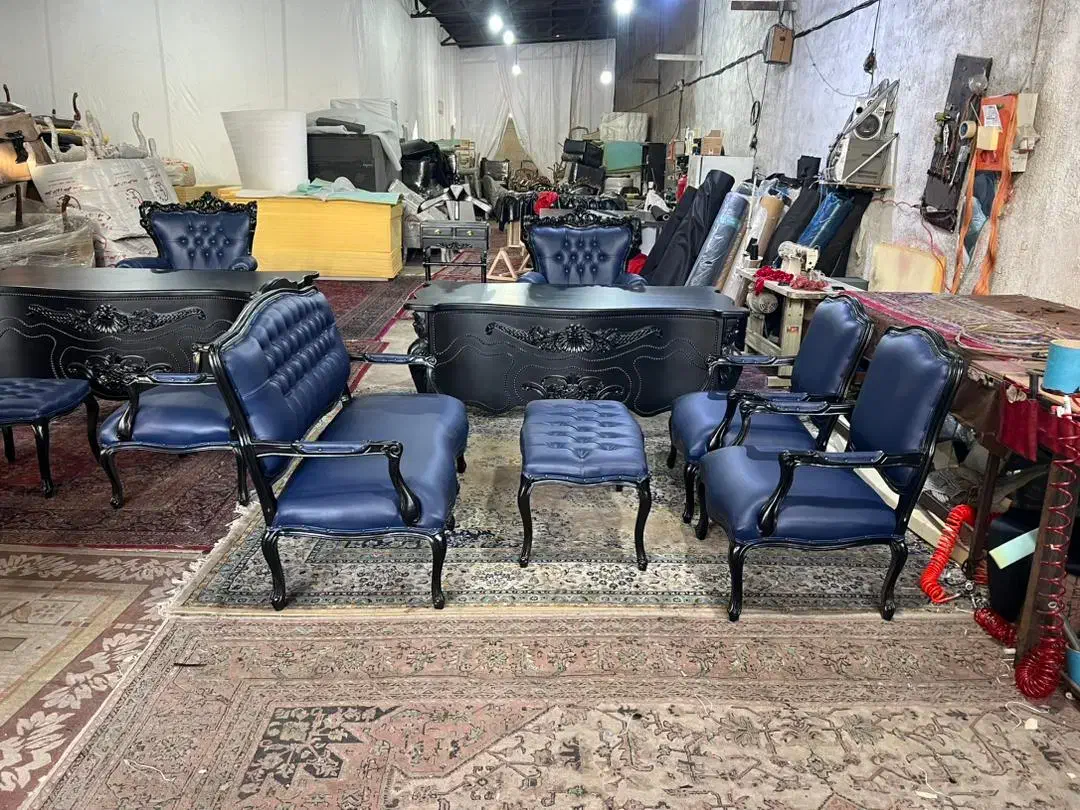 لاکچری  و خاص ترین میز طوبی ومبل فرانسوی کلاسیک|دفتر کار|تهران, شهرک شریفی|دیوار