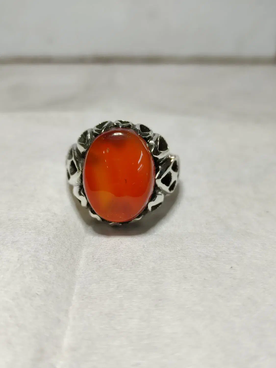 انگشتر موزانایت و عقیق|جواهرات|زنجان, |دیوار