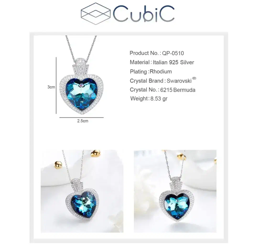 گردنبند نقره زنانه کوبیک|جواهرات|شیراز, شهرک فرهنگیان|دیوار