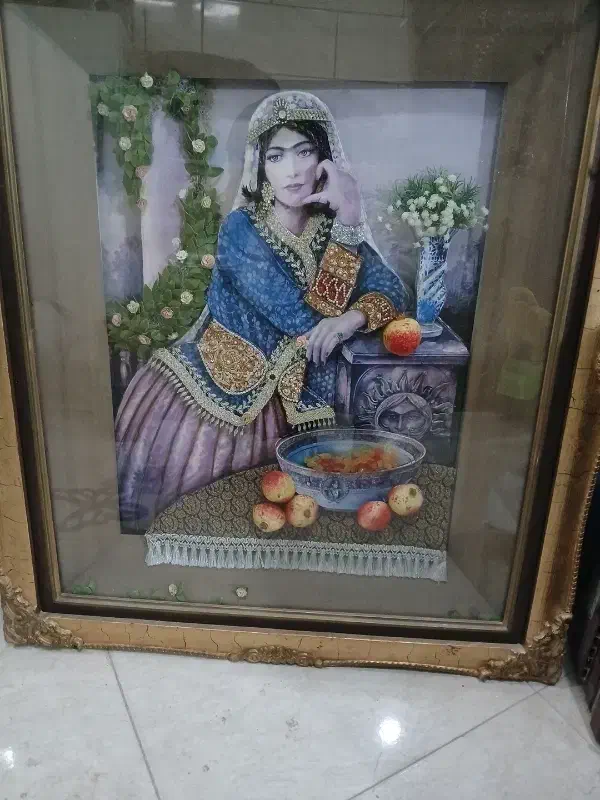 تابلو روغنی قدیمی|تابلو، نقاشی، عکس|مشهد, مهدی آباد|دیوار