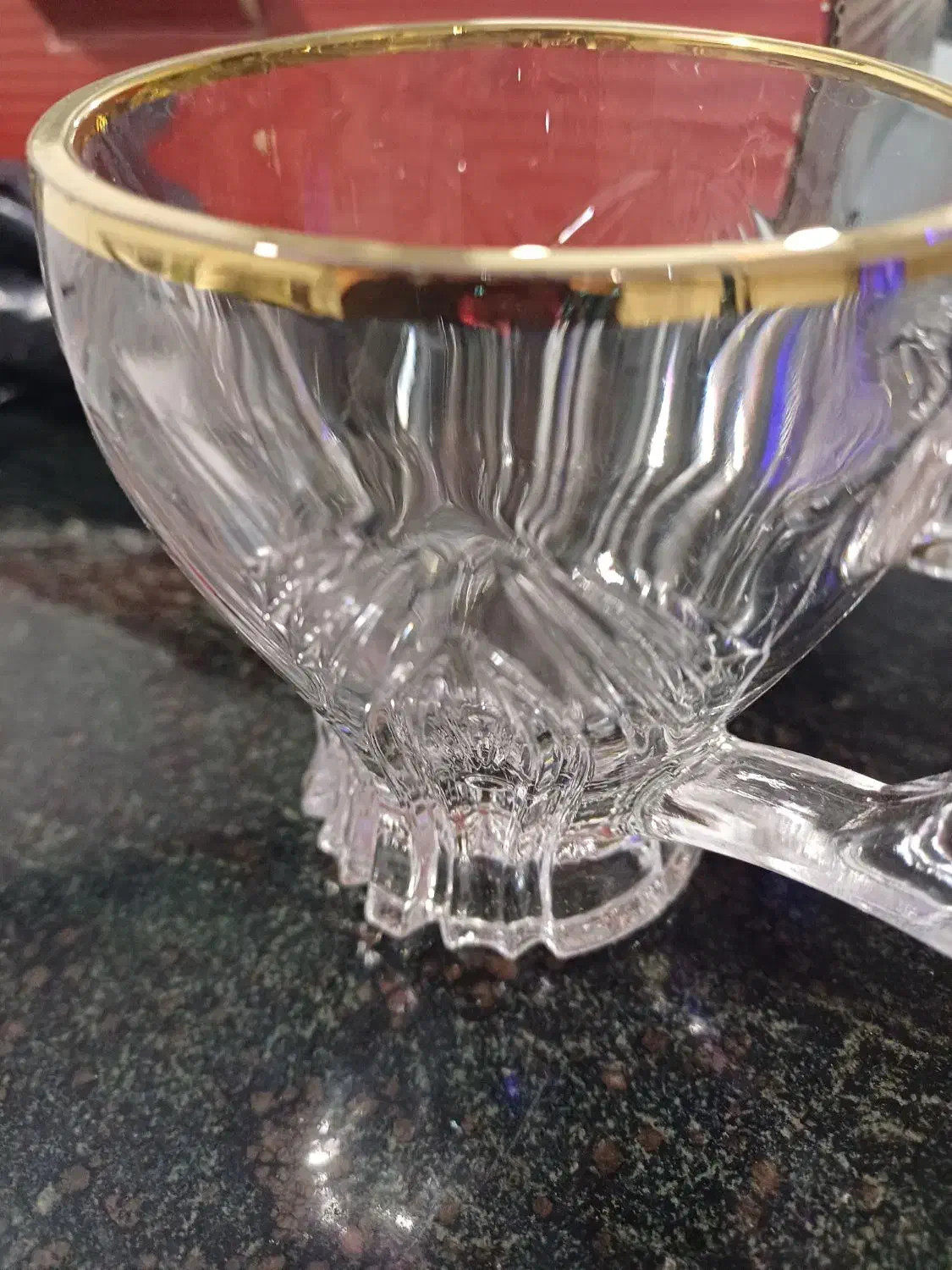 فنجان لب طلایی نو|ظروف سرو و پذیرایی|کرمانشاه, |دیوار