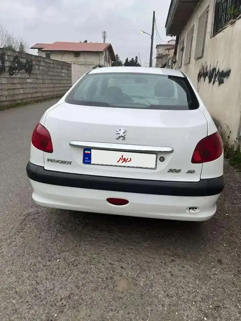 206 SD V8 مدل 1397|خودرو سواری و وانت|باقرشهر, |دیوار