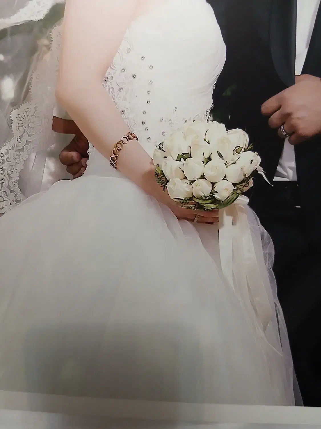 لباس عروس دانتل سالم درحد نو سایز ۳۶ ۳۸|لباس|تهران, سوهانک|دیوار