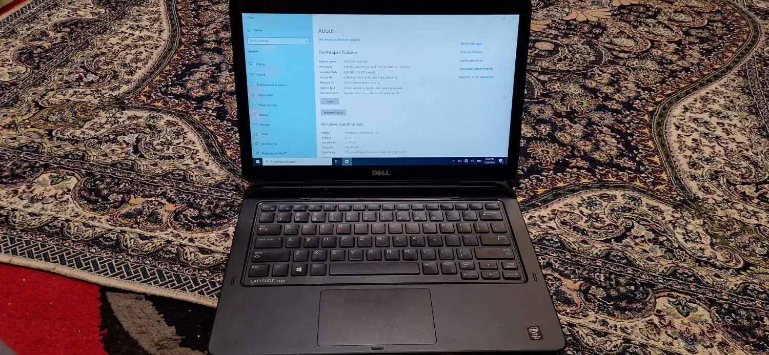 لپتاپ لمسی Dell Latitude 7350 دوکاره سبک|رایانه همراه|محمدشهر, همایون ویلا|دیوار