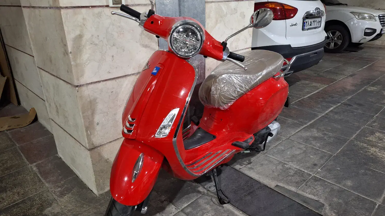 موتور طرح وسپا کبیر vxl مدل 404 مشابه صفر|موتورسیکلت|شیراز, شهرک برف فروشان|دیوار