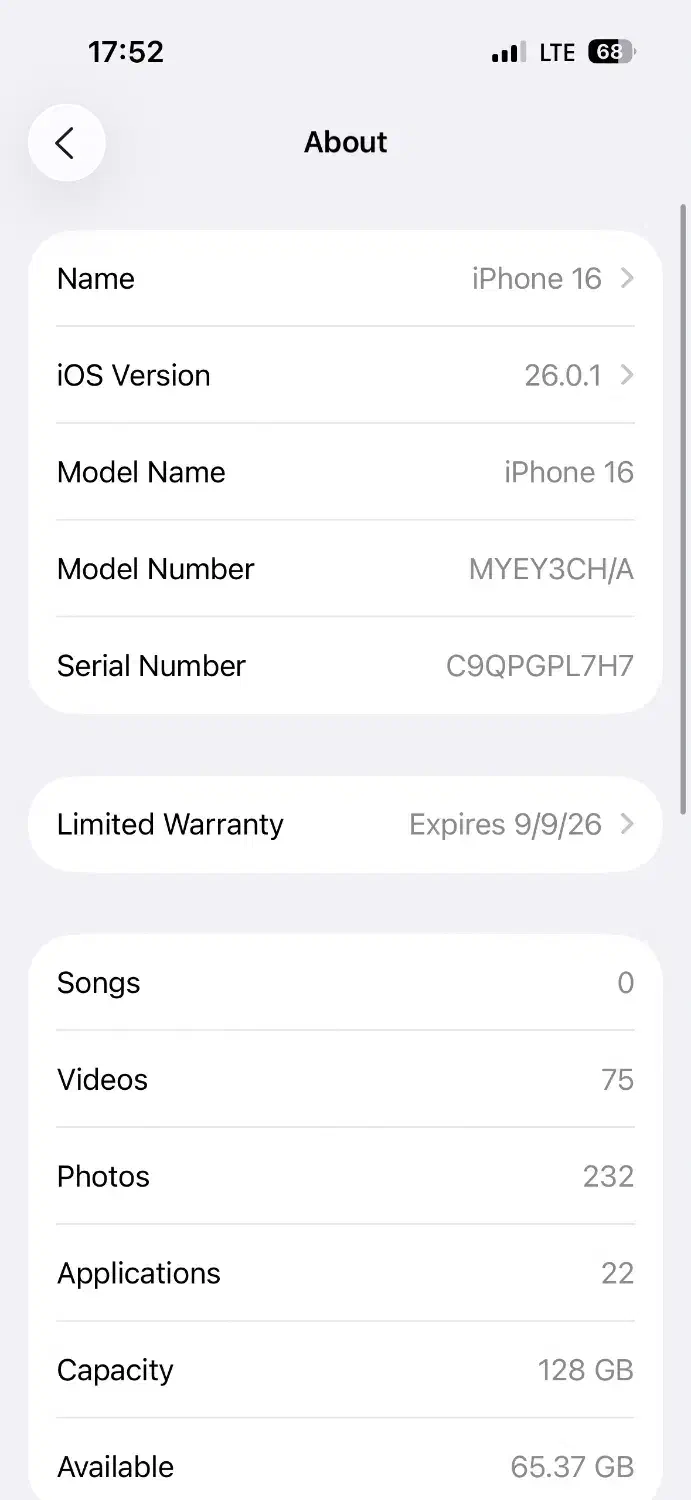 ایفون۱۶نرمال۱۲۸|موبایل|تالش, هشتپر|دیوار