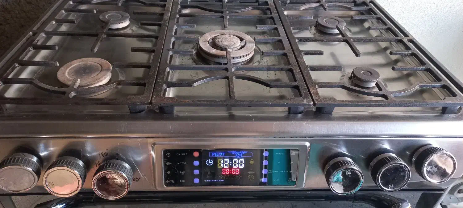 اجاق گاز تمام استیل پیلوت سالم|اجاق گاز و لوازم برقی پخت‌وپز|نسیم‌شهر, |دیوار