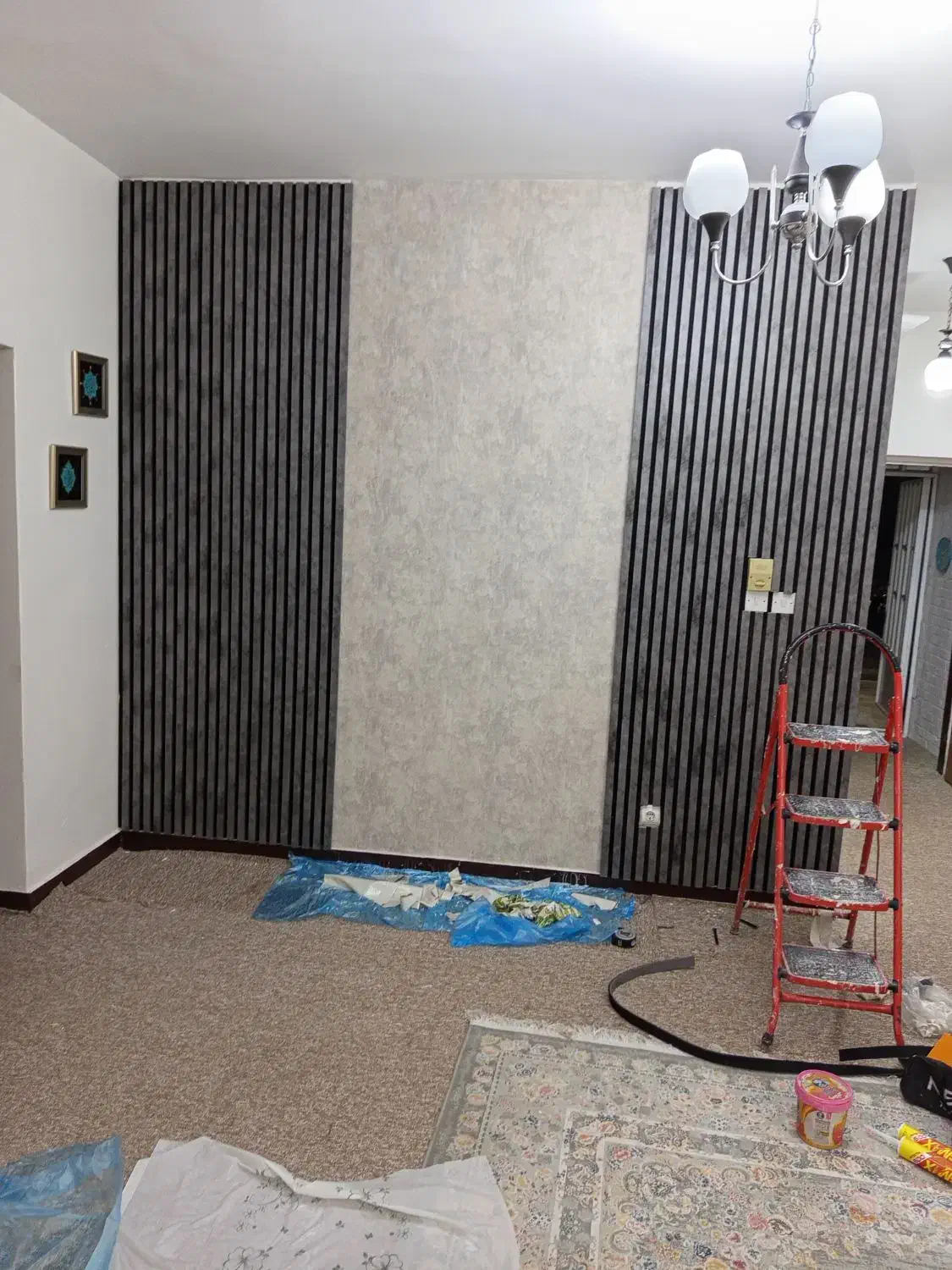 کفپوش کاغذ دیواری و....|خدمات پیشه و مهارت|آغاجاری, |دیوار