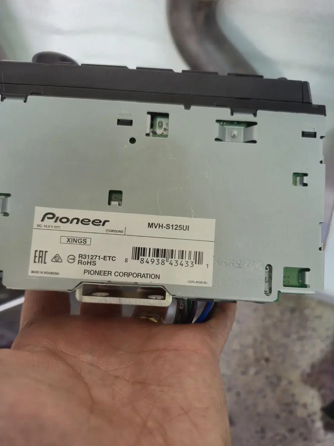 پخش پایونر MVH-S125UI|قطعات یدکی و لوازم جانبی|دهگلان, |دیوار