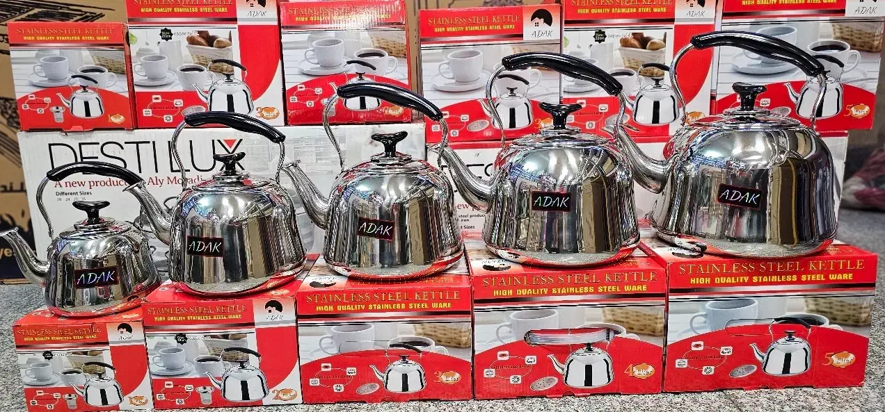 کتری استیل لوله‌دار ۱تا۵لیترکلمن‌و فلاکس چای یونیک|قوری، کتری، قهوه‌ساز دستی|قم, شاه ابراهیم|دیوار