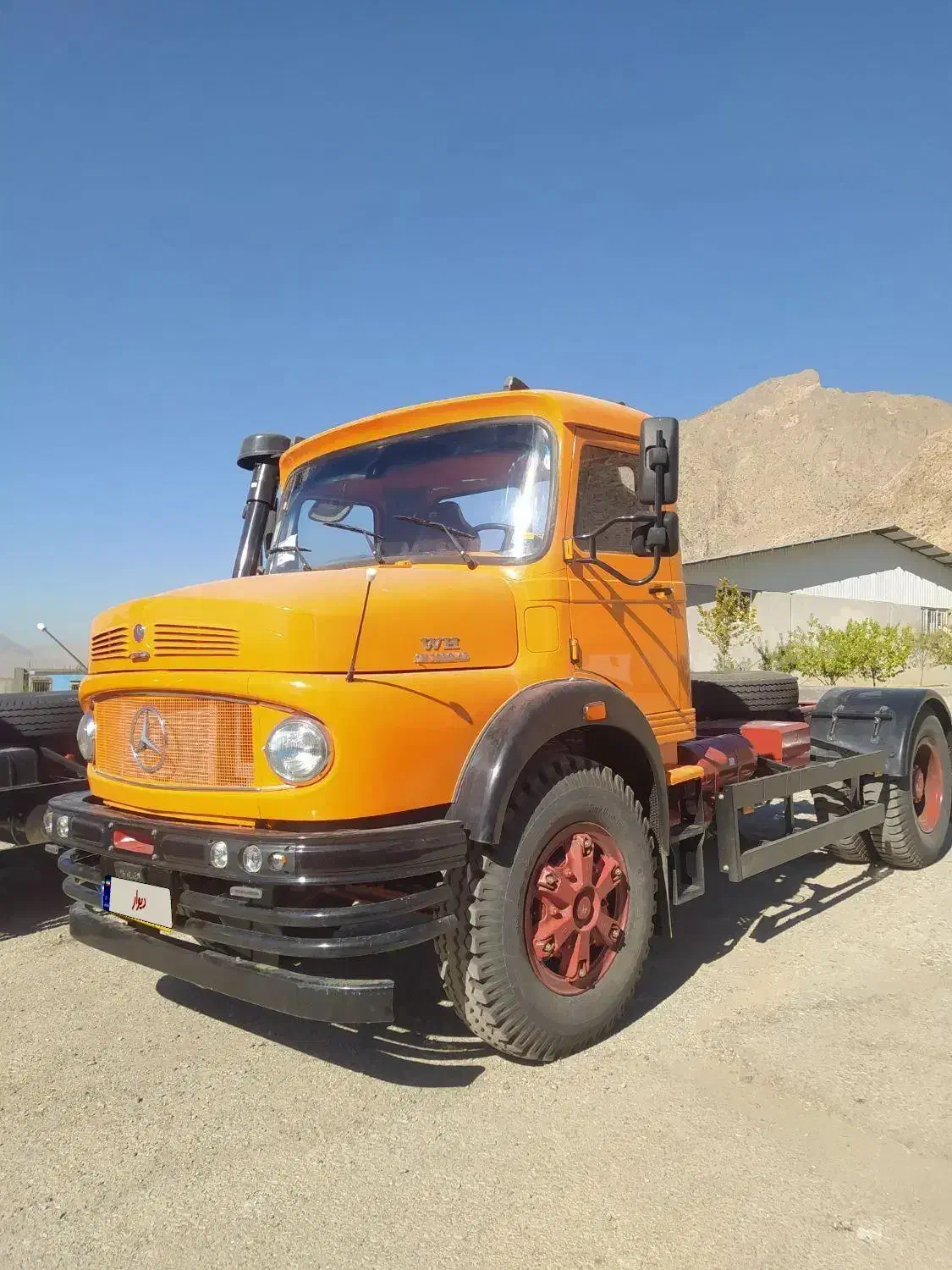 بنز تک شاسی 1930|خودرو سنگین|صحنه, |دیوار