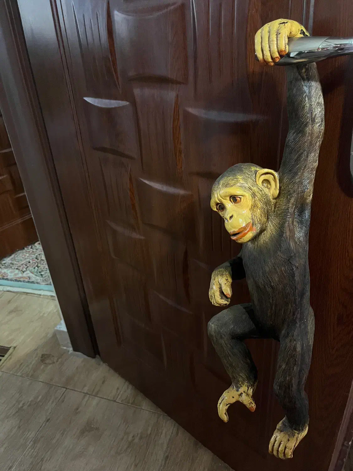 مجسمه میمون|مجسمه، تندیس، ماکت|رشت, لاکان|دیوار