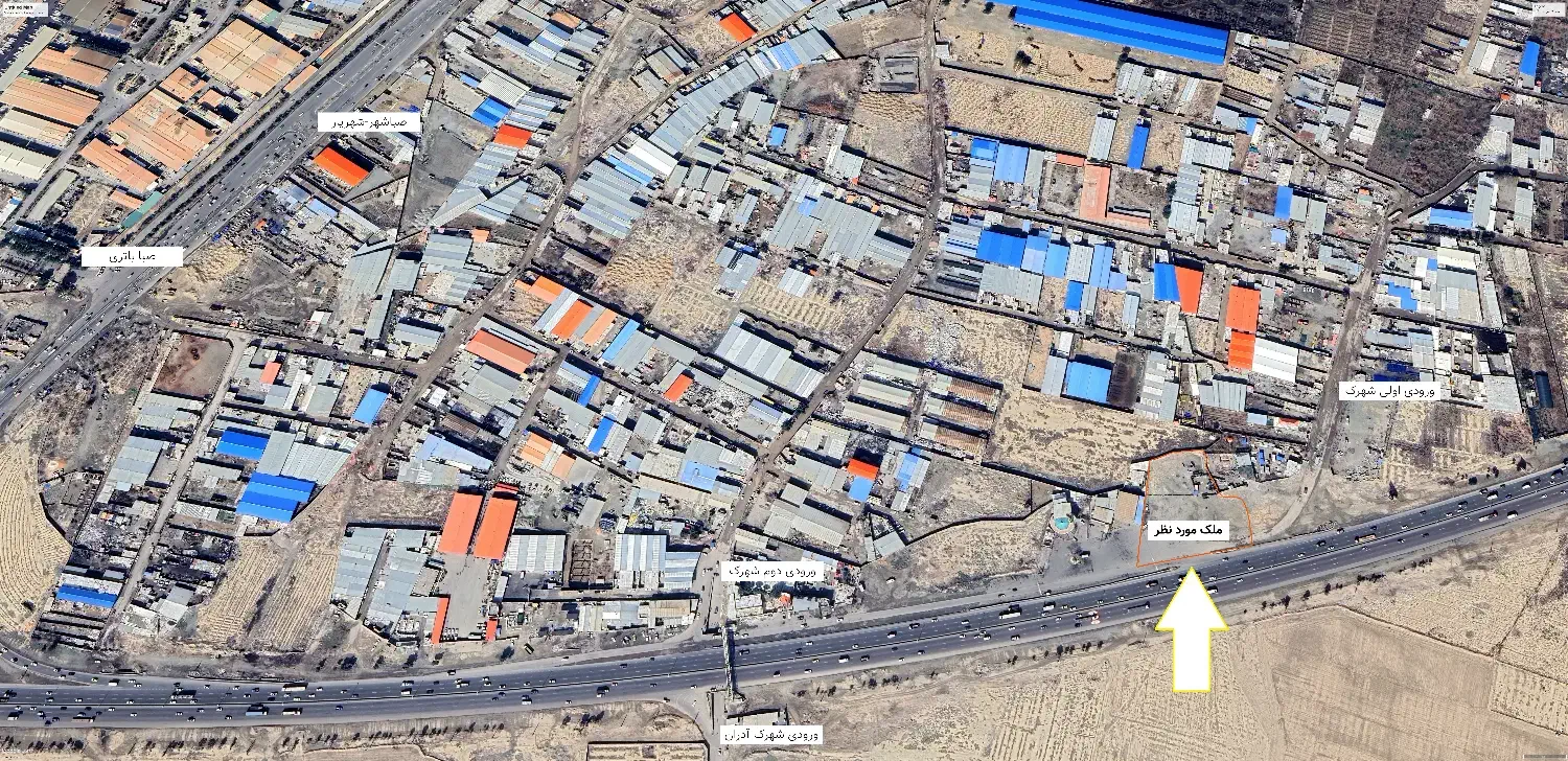 زمین استثنایی ۴۵۶۰ متر کیلومتر۱۶ اتوبان تهران-ساوه|فروش دفتر صنعتی، کشاورزی، تجاری|رباط‌کریم, شهرک صنعتی صباشهر|دیوار