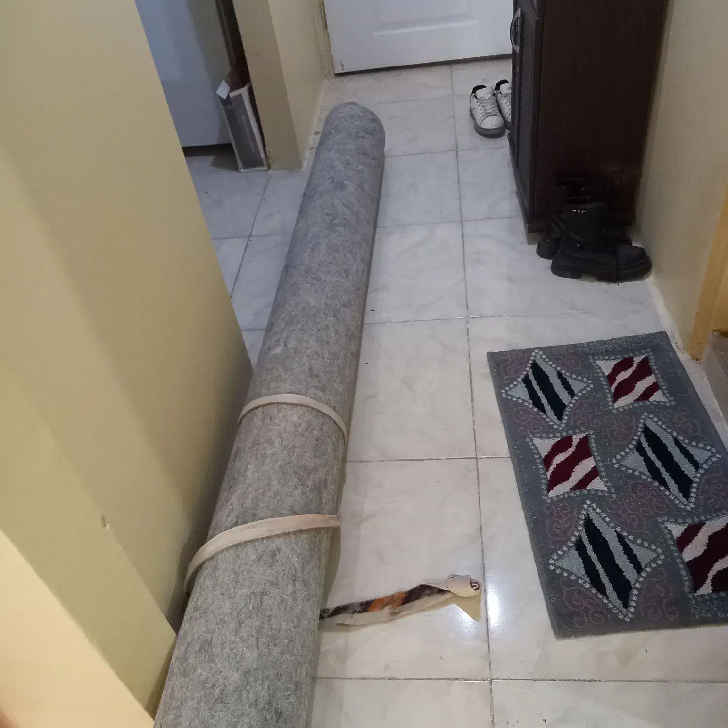 ۲۰مترموکت نو-متری۱۵۵-مخملی ساده-طوسی ابروبادی|موکت|پرند, فاز ۶|دیوار