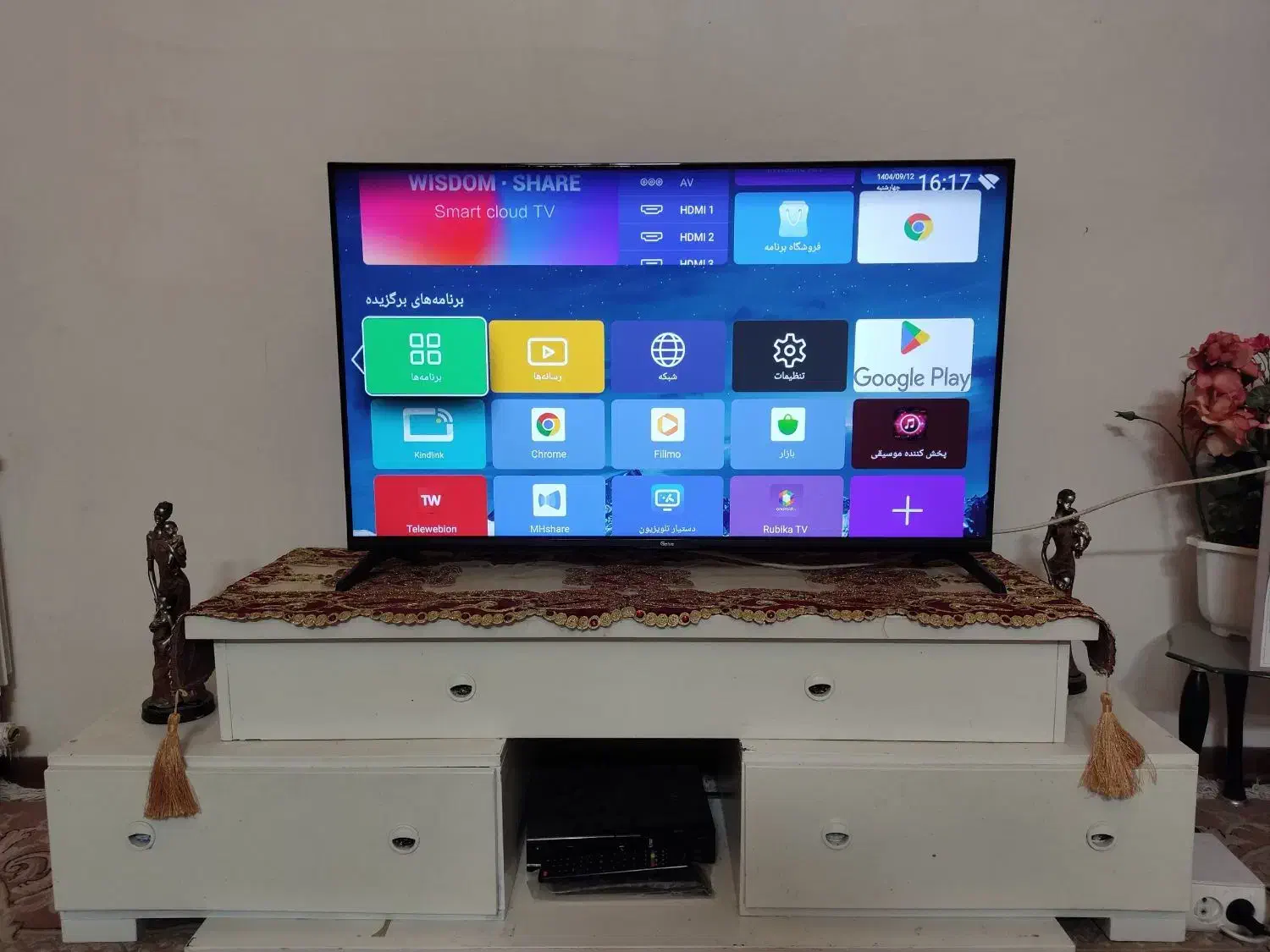 تلویزیون ال ای دی|تلویزیون و پروژکتور|گلبهار, شهر جدید گلبهار|دیوار