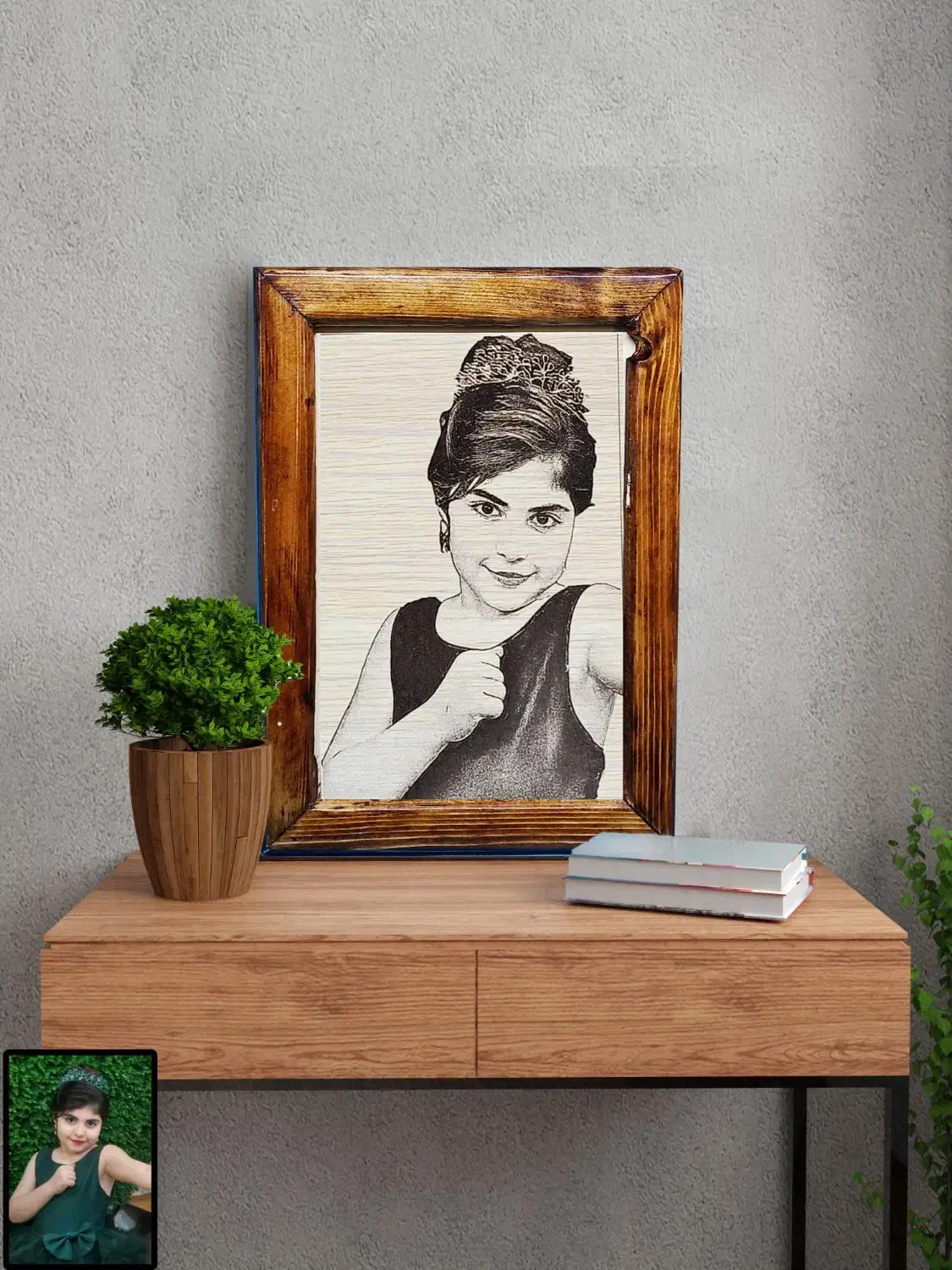 تولدش چهرشو رو چوب حک کن و بهش هدیه بده|تابلو، نقاشی، عکس|نیشابور, امین اسلامی|دیوار