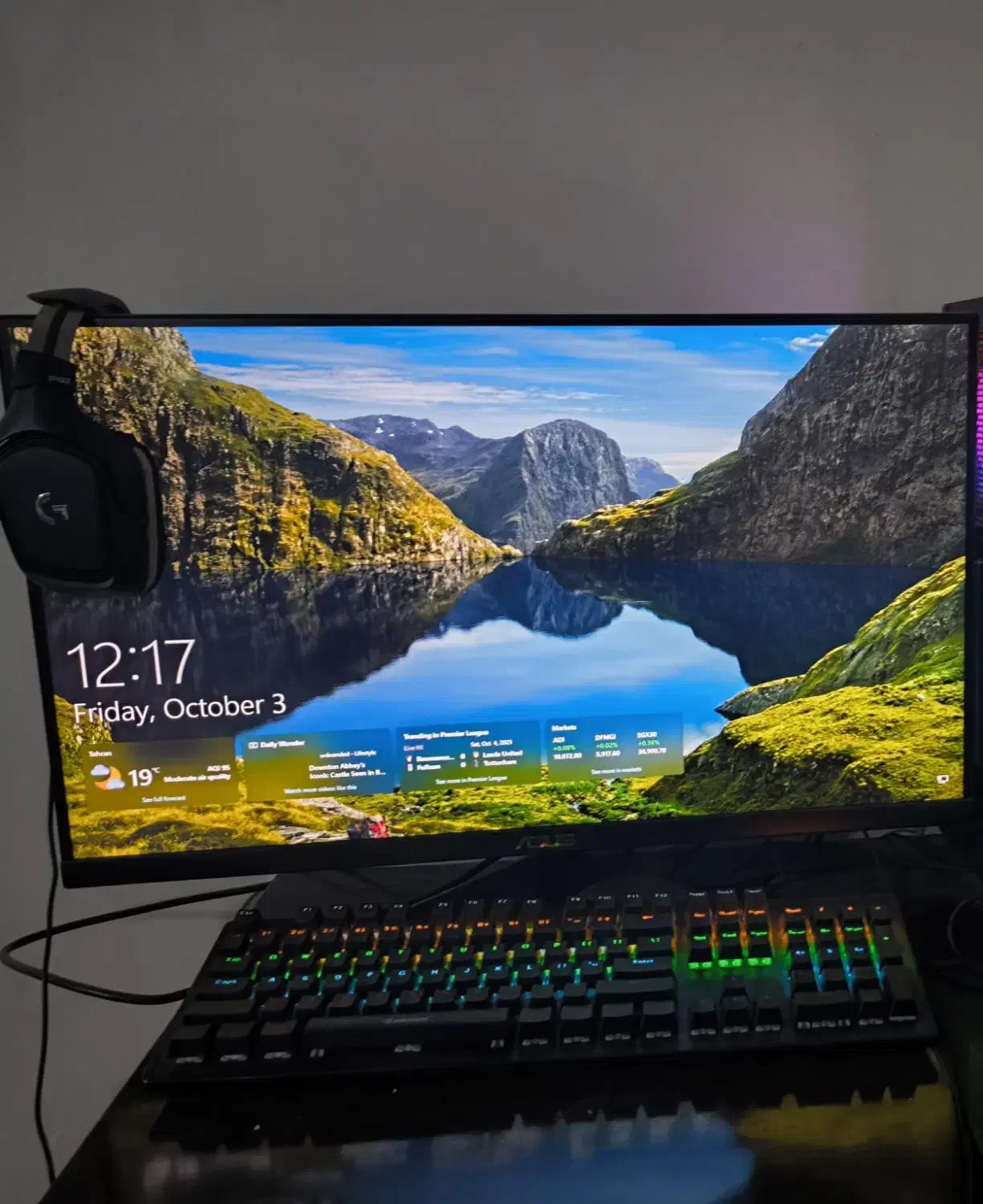 مانیتور گیمینگ ۱۴۴ هرتز asus vy279|قطعات و لوازم جانبی رایانه|اسلام‌شهر, صادقیه|دیوار