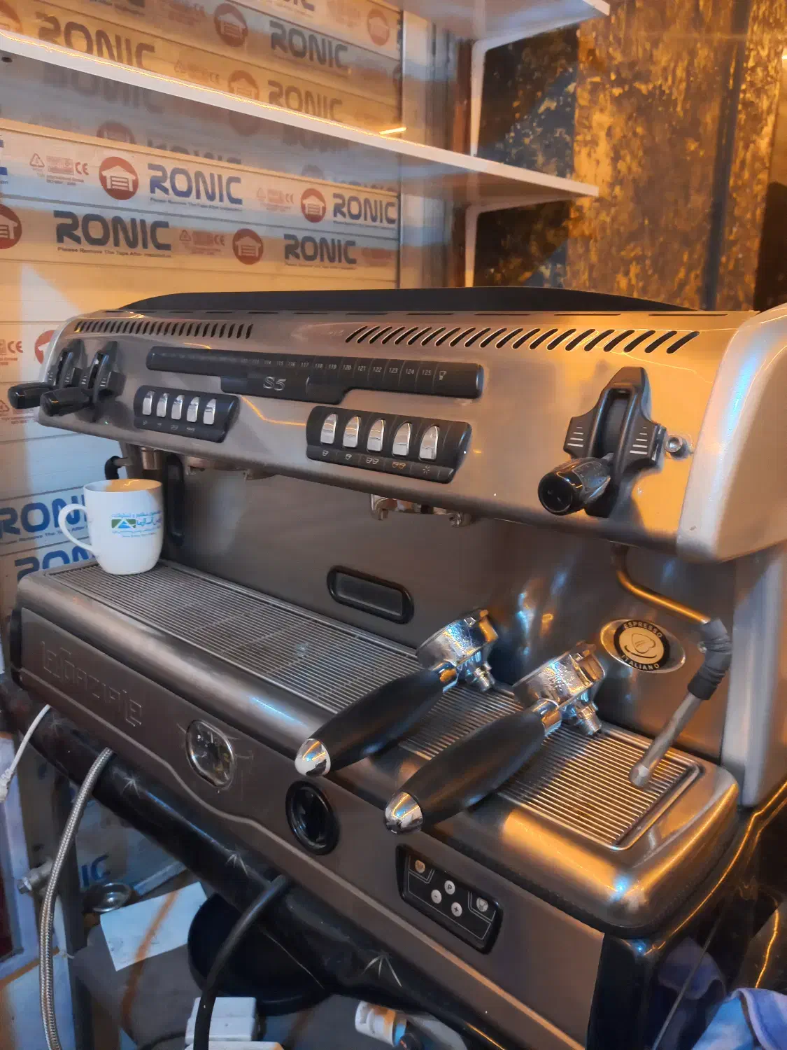 دستگاه اسپرسو ساز دوقولو درجه یک|سماور، چایساز، قهوهساز|دزفول, |دیوار