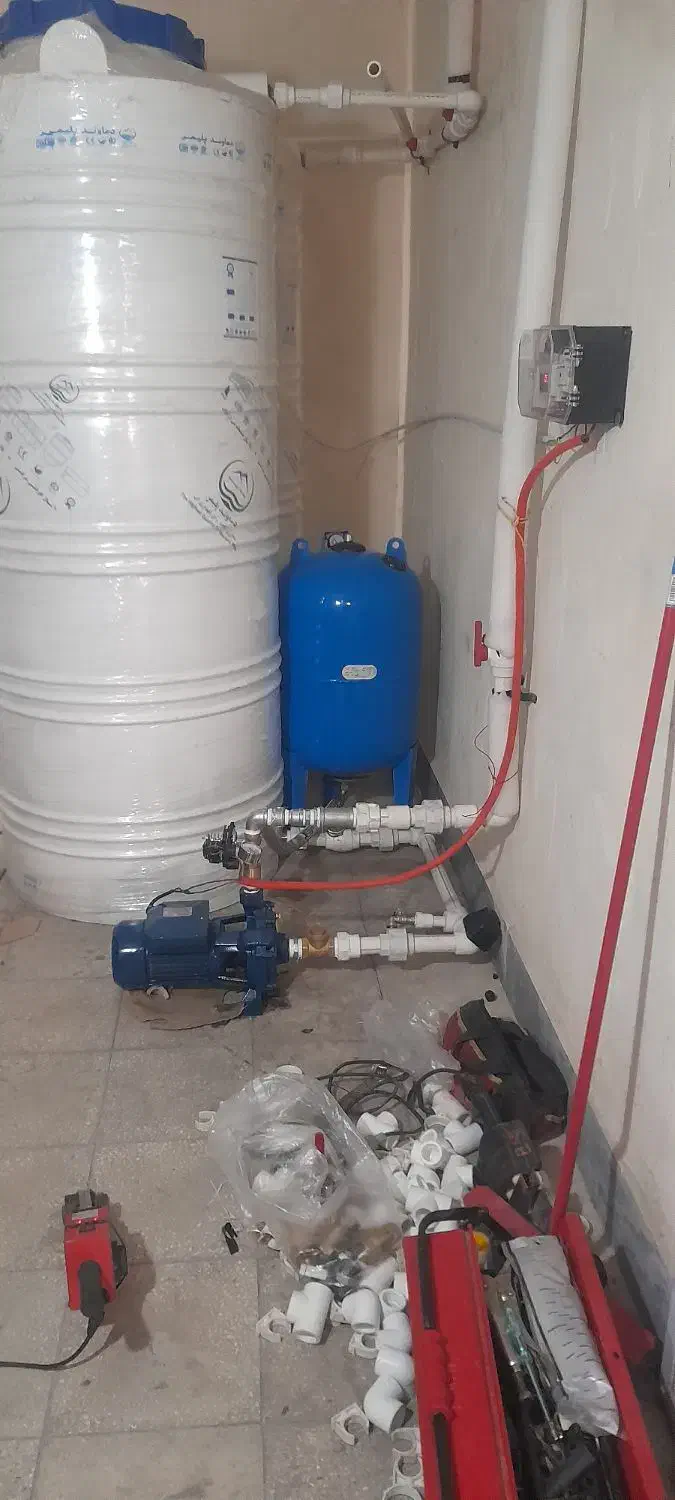 تاسیسات نصپ پمپ آب منبع ولوله کشی|خدمات پیشه و مهارت|پردیس, شهرک صنعتی خرمدشت فاز ۷|دیوار