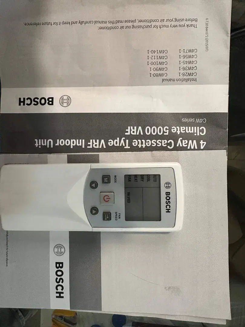 ریموت کنترل VRF بوش|کولر گازی و فن‌کوئل|تهران, محمودیه|دیوار