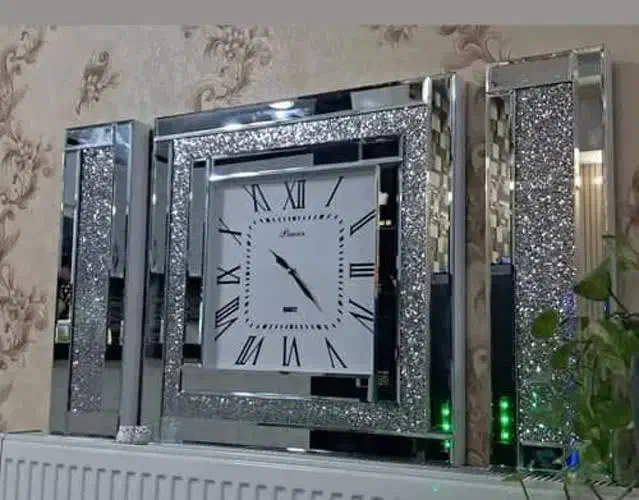 ساعت دیواری پینار آینه ای|ساعت دیواری و تزئینی|چهاردانگه (تهران), |دیوار