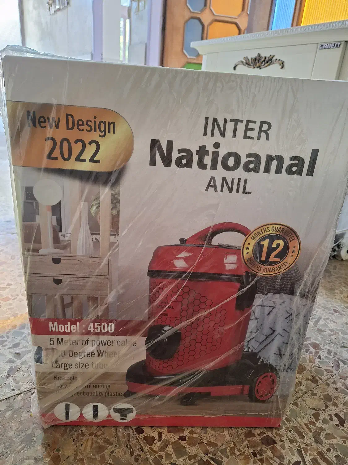 جارو برقی سطلی ناسیونال آکبند|جاروبرقی، جارو شارژی، بخارشو|کاشان, میدان کهنه|دیوار