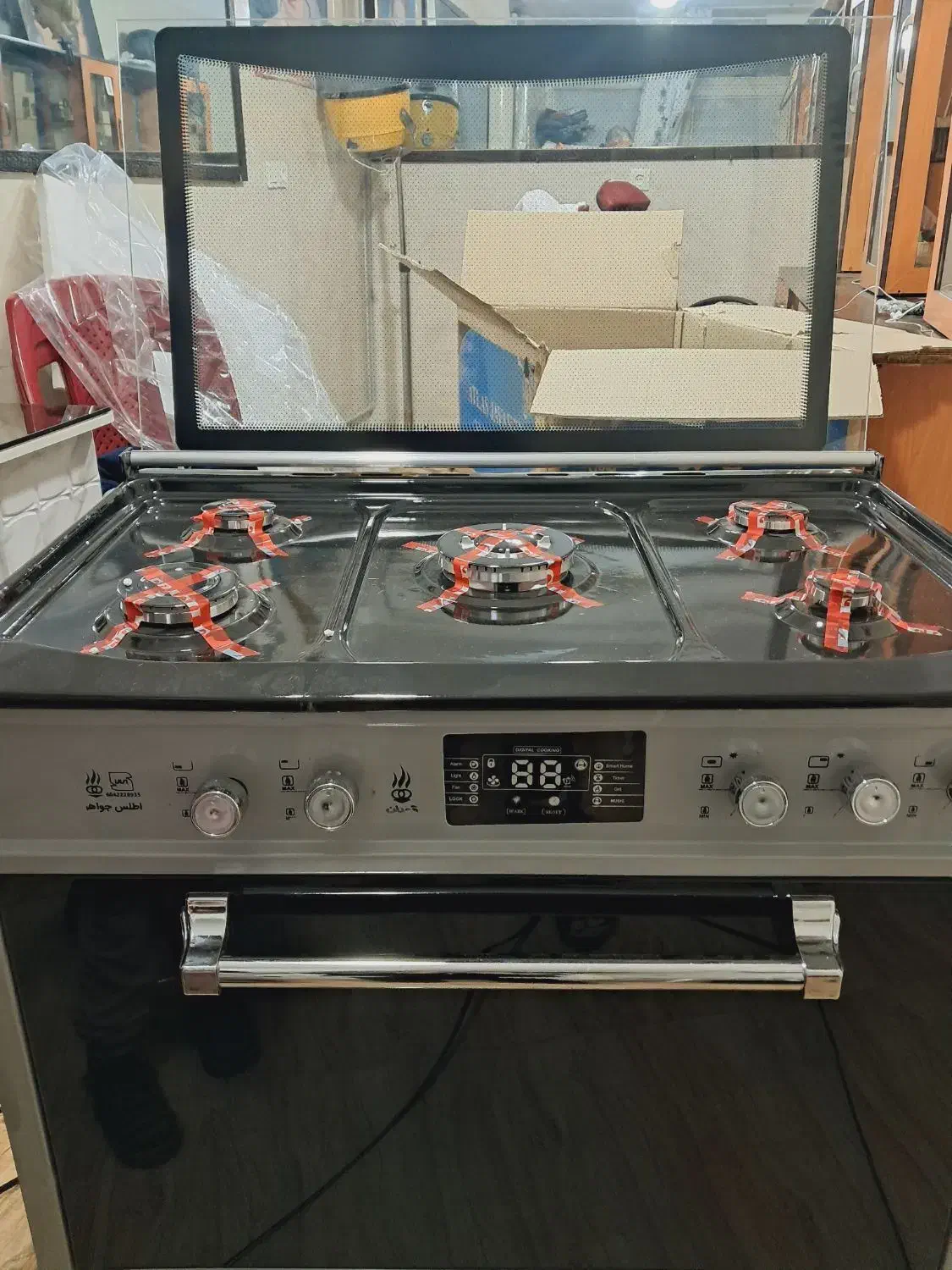 اجاقگاز طرح فر ترموکوبل دار نو|اجاق گاز و لوازم برقی پختوپز|محمدشهر, عباس آباد|دیوار