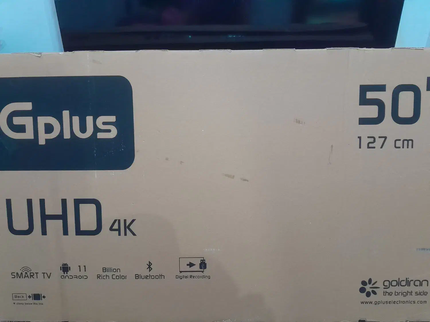 تلوزیون رنگی ۵۰ ضربه خورده|تلویزیون و پروژکتور|شاهرود, |دیوار