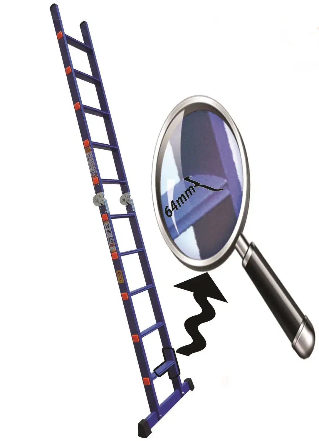 نردبانساز مفصلی پله پهن ۲تکه و ۴تکه|ابزارآلات|تهران, پامنار|دیوار