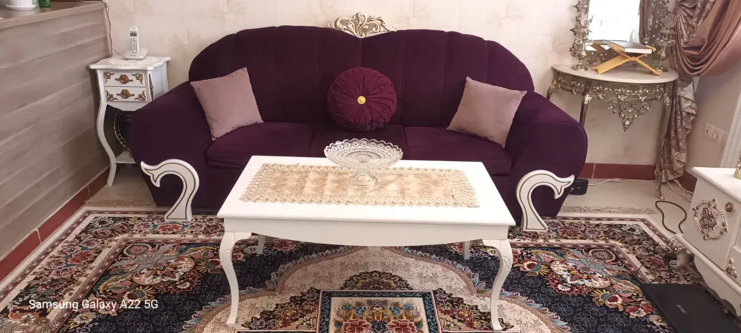 مبل ۷ نفر|مبلمان خانگی و میز عسلی|قم, شاه سید علی|دیوار