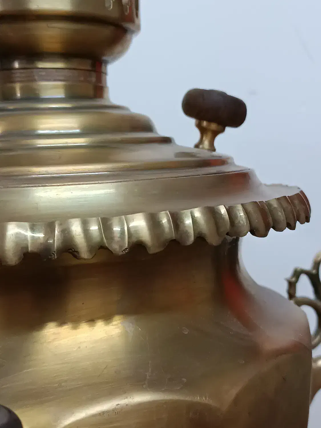 سماور برنجی مهردار|کلکسیون اشیاء عتیقه|کاشان, الغدیر|دیوار