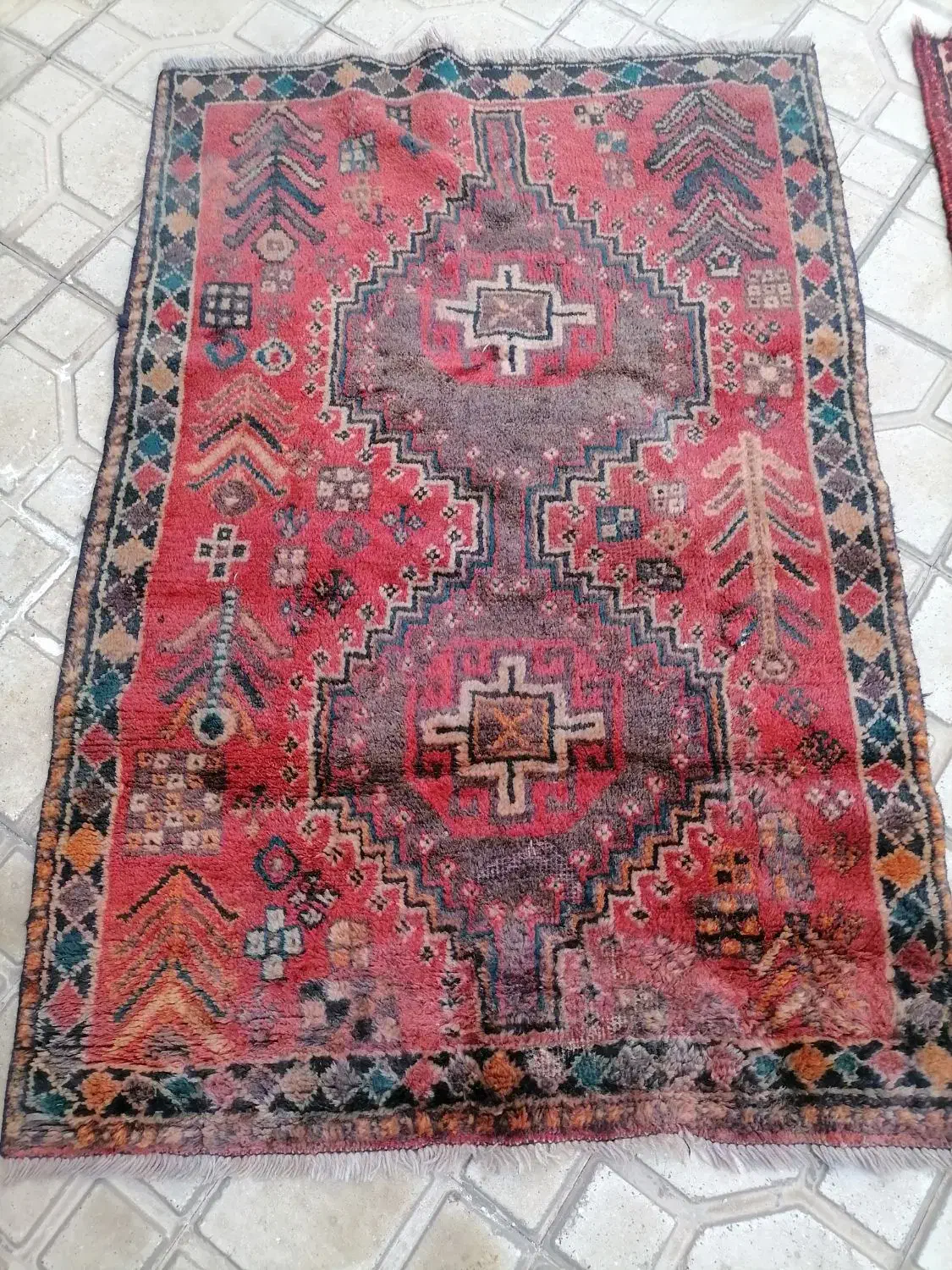 قالیچه دستباف سالم|فرش|شیراز, احمدآباد|دیوار