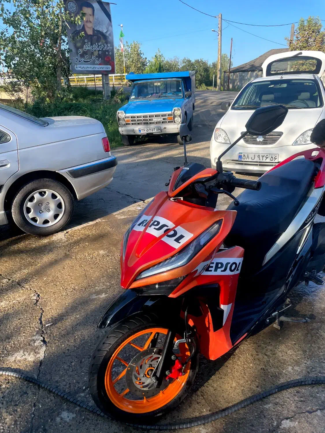 کلیک 150 مدل ۴۰۱|موتورسیکلت|فومن, |دیوار