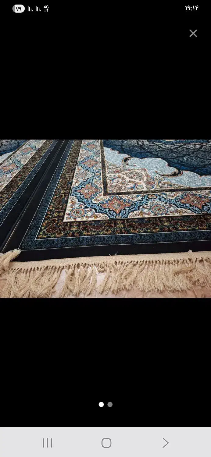 ی جفت فرش شش متری در حد جهیزیه|فرش|تهران, مخصوص|دیوار