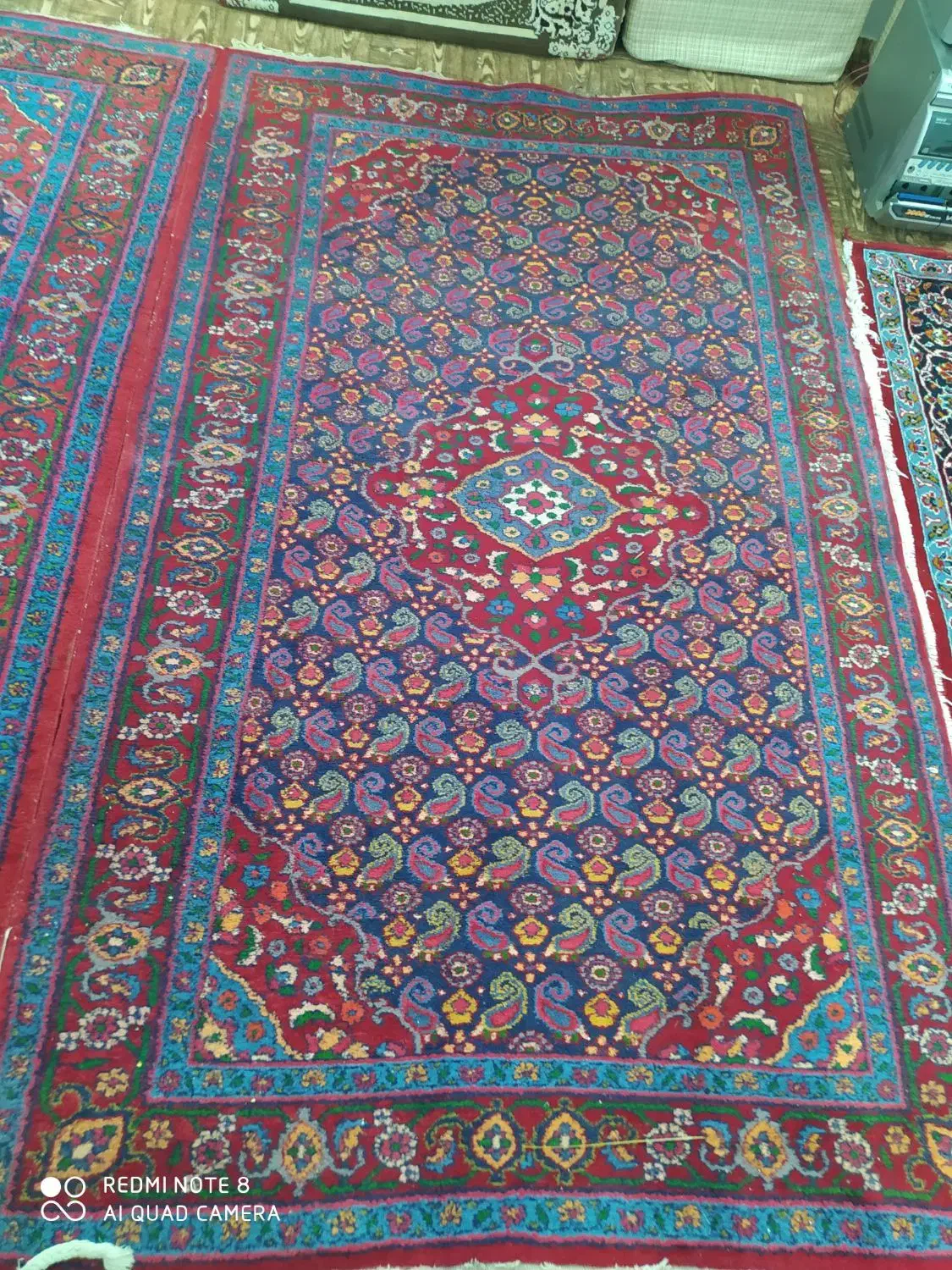 فرش دستبافت دوعدد قیمت توافقی|فرش|قزوین, |دیوار