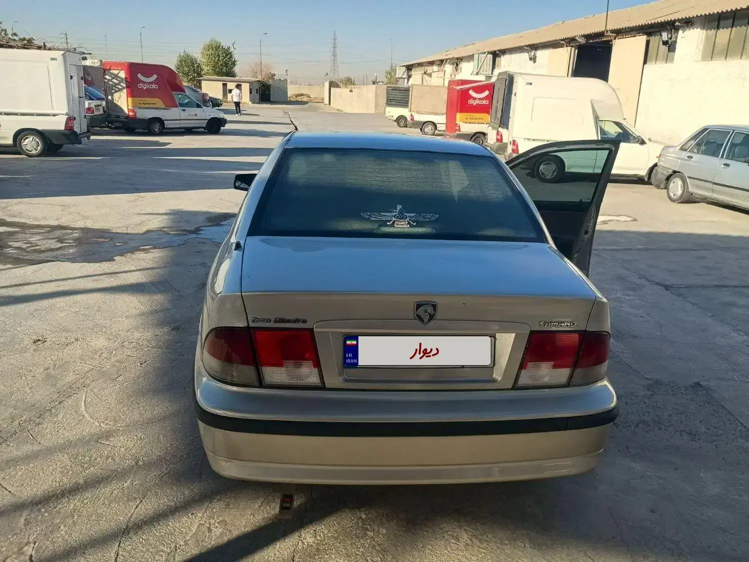 سمند نقره ای مدل 83|خودرو سواری و وانت|قدس, زرنان پایین|دیوار