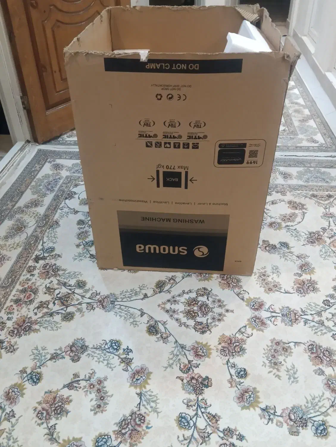 کارتن لباسشویی اسنوا ۸کیلویی|ابزارآلات|اسلامشهر, زرافشان|دیوار